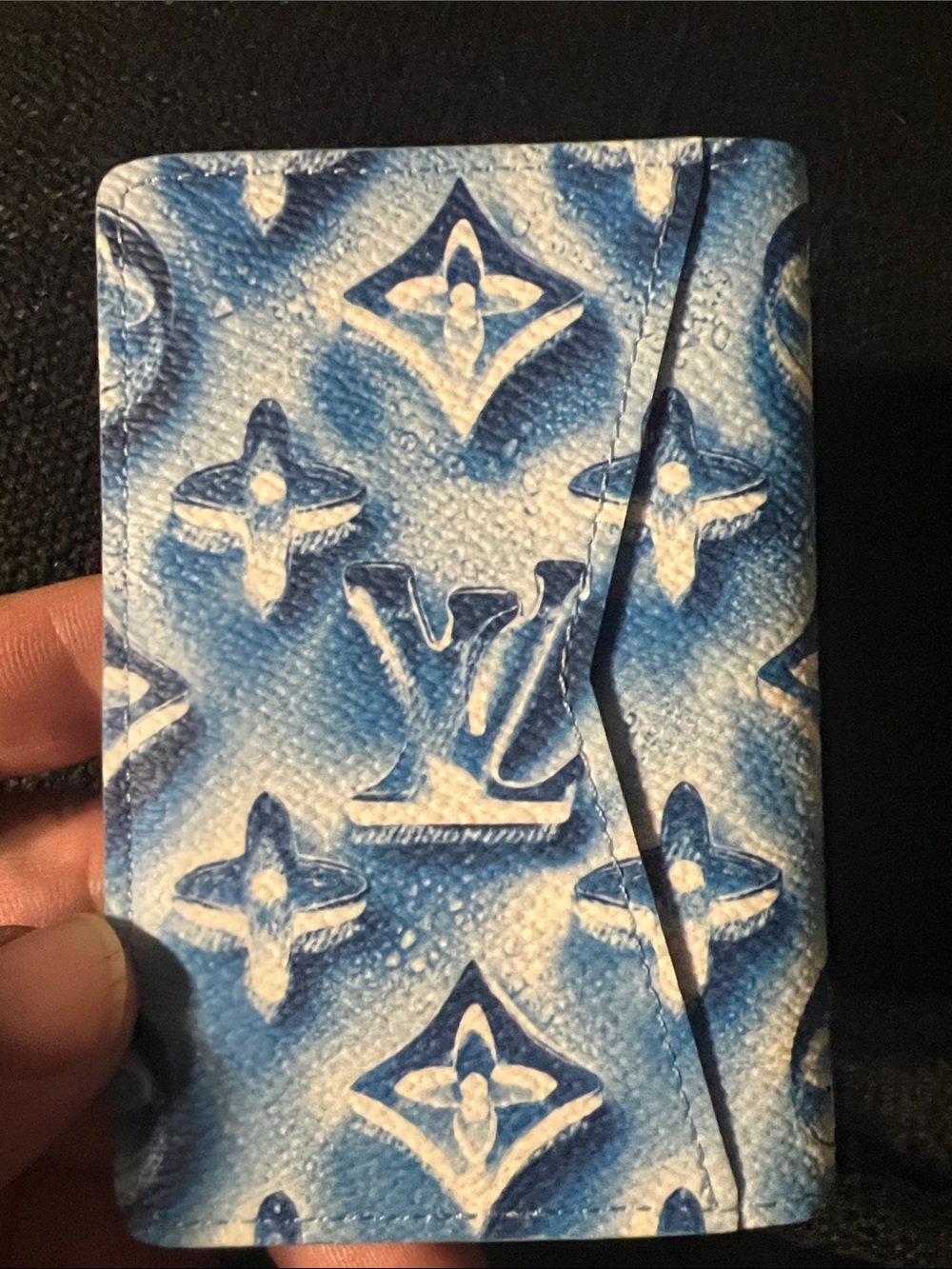 Louis Vuitton Blue Monogram Card & Key Holder. Brand New. - Picture 6 of 8